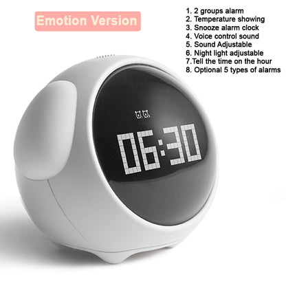 Aesthetic Clock with Facial Expressions