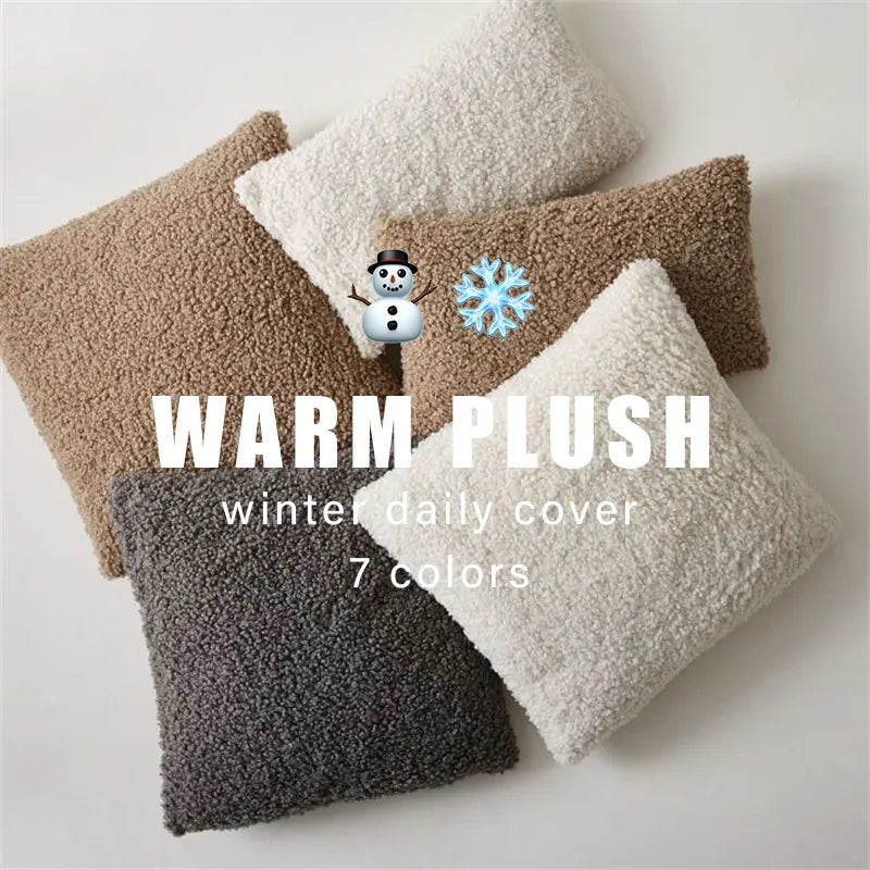 Fuzzy Pillow Cover