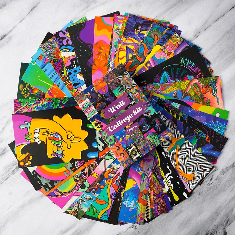 Psychedelic Collage Kit