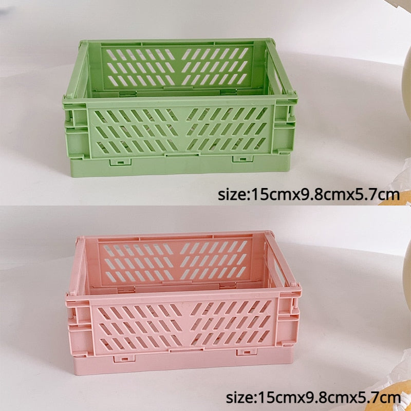 Aesthetic Collapsible Crate (Various Colors)