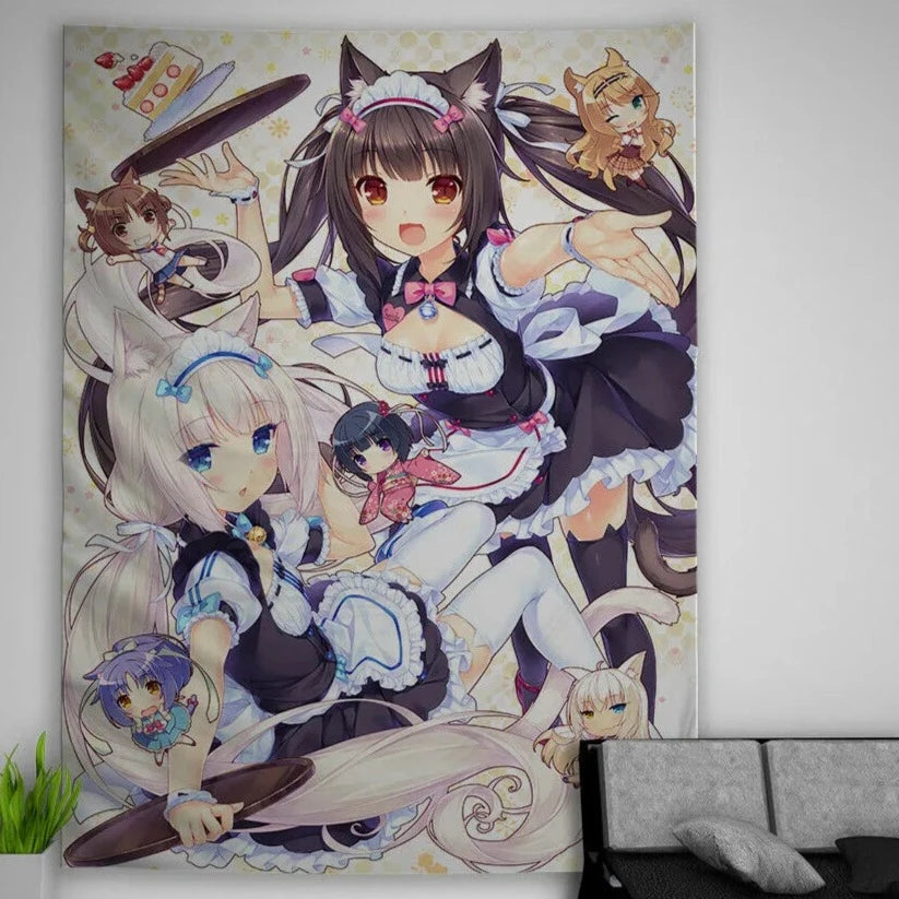 Anime Tapestry - Nekopara Maid