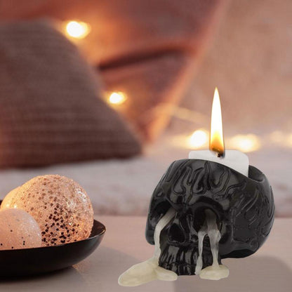 Skull Candle Holder