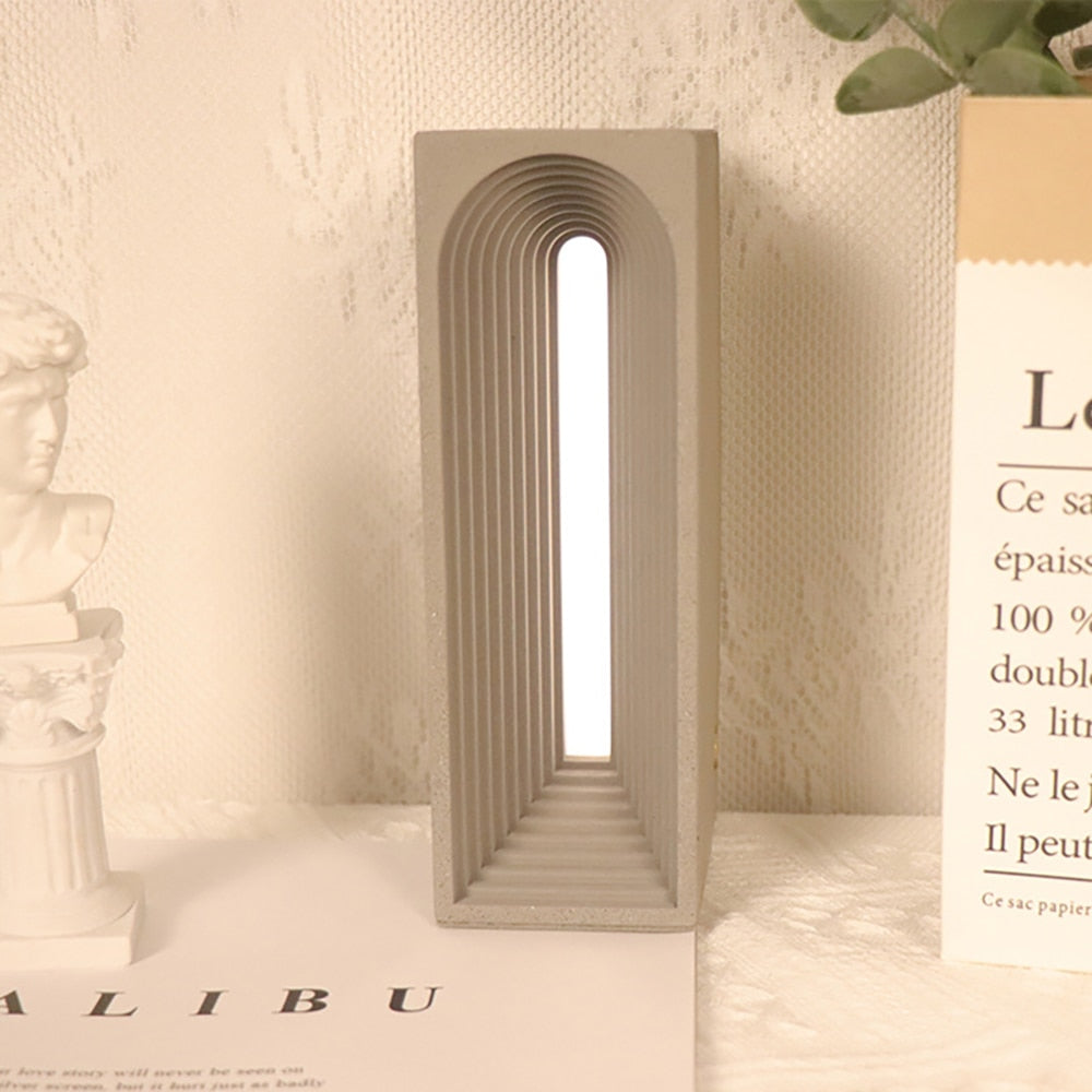 Aesthetic LED Lamp Roman Style