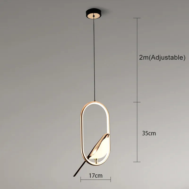 Nordic LED Bird Lamp