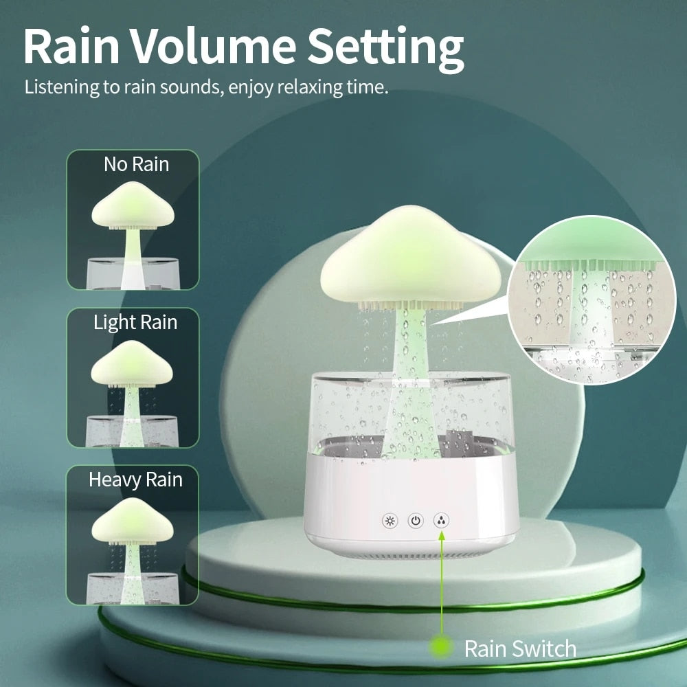 Mushroom Humidifier with Rain
