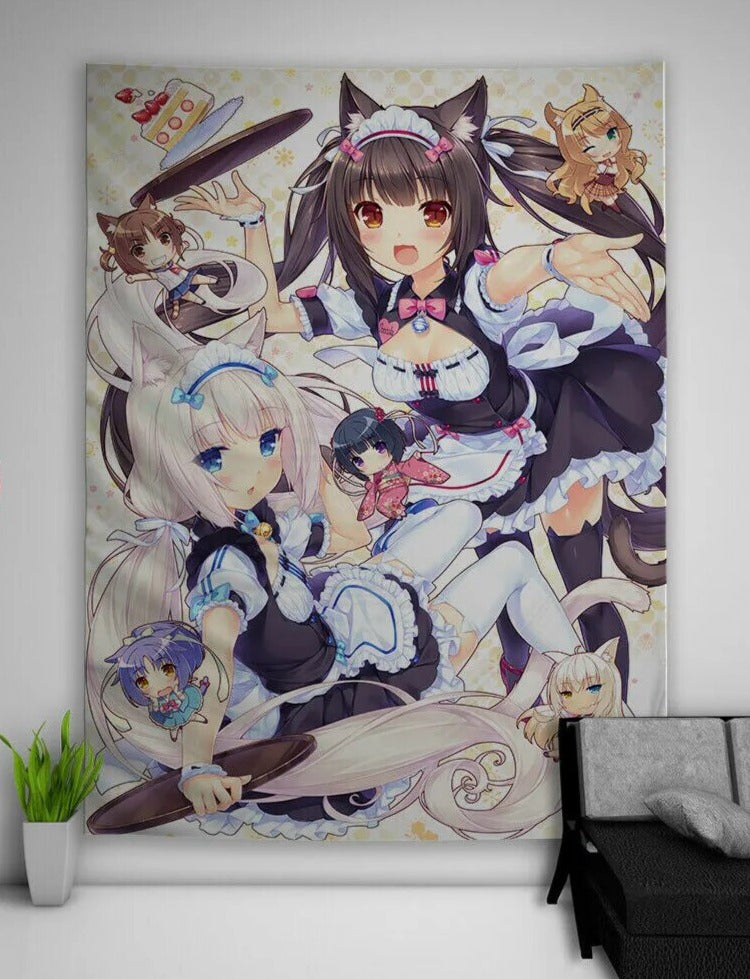 Anime Tapestry - Nekopara Maid
