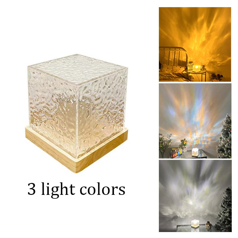 Aesthetic Crystal Lamp (Various Light Colors)