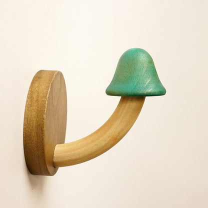 Nordic Wooden Mushroom Wall Hook