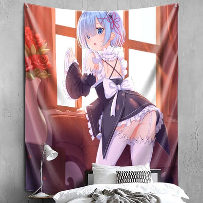 Rem Anime Tapestry