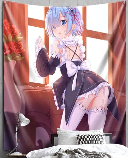 Rem Anime Tapestry