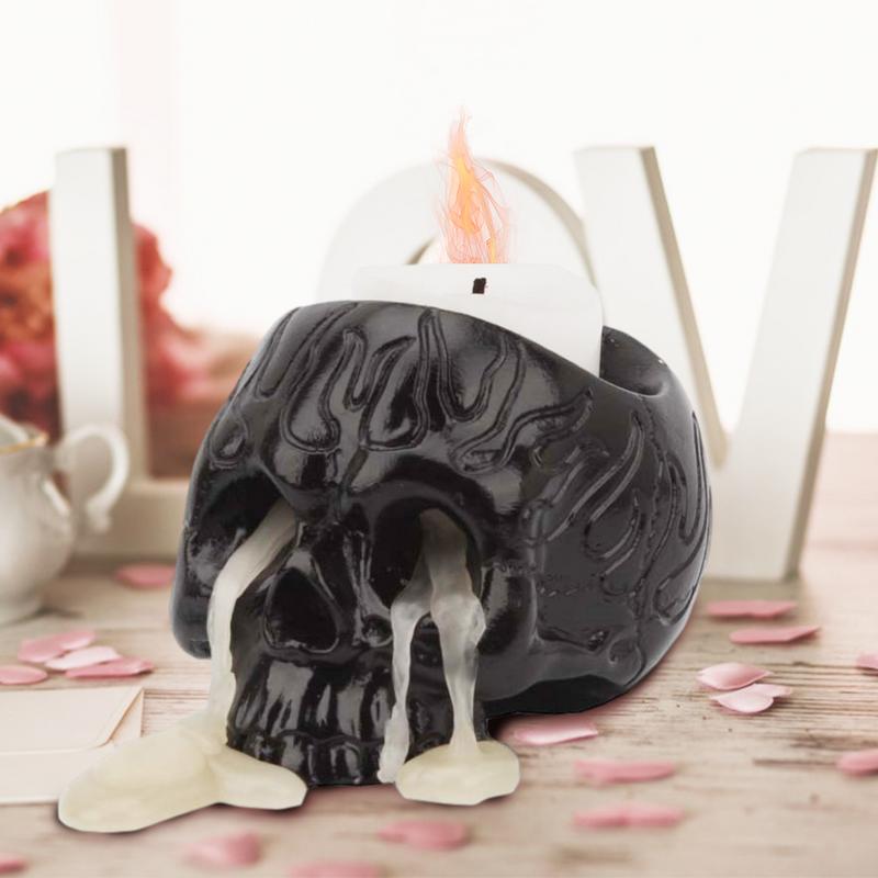 Skull Candle Holder