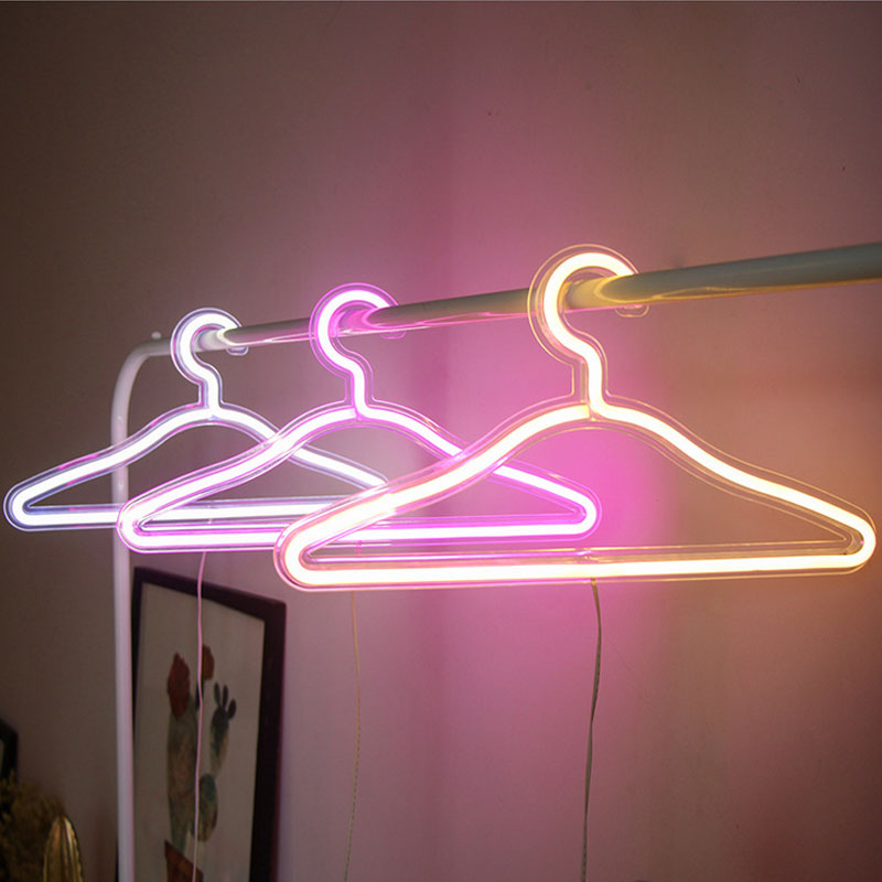 Aesthetic LED Clothes Hanger (Various Colors)