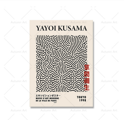 Yayoi Kusama Aesthetic Poster